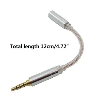 HIFI Echilibru Cablu Audio de sex Masculin 2.5 mm la 3.5 mm 4.4 mm de sex Feminin Linie de Căști Adaptor PXPE