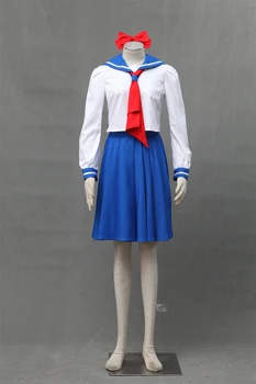 High-Q Unisex Cosplay Anime Sailor Moon Minako Aino Sailor Venus Costume Cosplay Seturi costum de Marinar