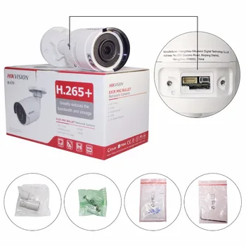 Hikvision camera IP 4MP Bullet Camera de Securitate DS-2CD2043G0-I (Înlocuiți DS-2CD2042WD-I ) Supraveghere Video