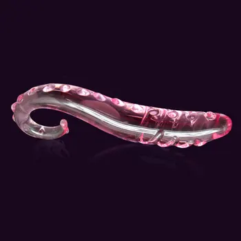 Hipocampus Forma de Culoare Roz Anal Glass Dildo Butt Plug Sex Femei Jucării pentru Adulți Produse pentru Femei Masturbare