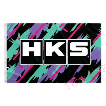 HKS pavilion 90x150 cm cu 100D digital poliester singură față-verso, imprimare banner
