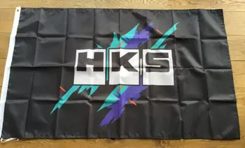 HKS pavilion 90x150cm cu 100D Poliester custom print digital singură parte banner