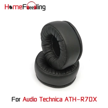 Homefeeling Tampoane pentru Urechi pentru Audio Technica ATH-R70X Căști Moale din Velur Pernuțe din piele de Oaie Piele Tampoanele de Înlocuire