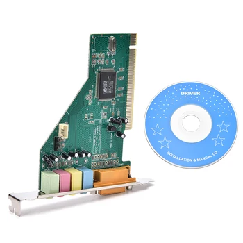Hot 4 Canal 5.1 Surround 3D pentru PC PCI Sunet placa Audio w/Joc MIDI Port placa de Sunet Pentru PC-ul Windows XP/7/8/10