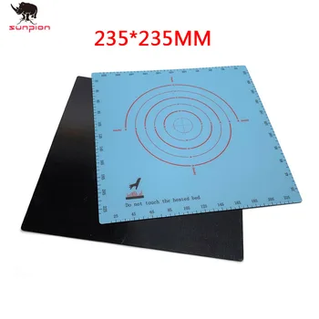 HOT-9.2 inch x 9.2 inch Ender-3 printer parte magie Magnetic construi suprafață pat etichetă de hârtie cu 3m eticheta 235x235mm pentru Ender3-pro