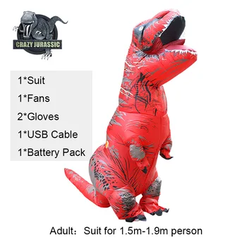 Hot Adult Copii Gonflabile Costum de Dinozaur Dragon costume cosplay T REX costum de haine costume de halloween pentru femei barbati petrecere
