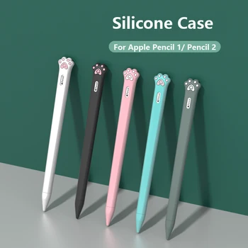 Husa silicon Pentru Apple Pencil 2 1 Caz 2 caz Creion Tableta Touch Stylus Capac de Protecție Husă Portabil Silicon Moale Caz