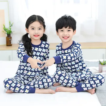 Iarna Băieți Fete Pijamale Pijamale Pijamale Copii din Bumbac Desene animate Pijamale Pijamas Fete pentru Copii Haine de Top+Pantaloni 2 buc Dormi ti se Potriveste