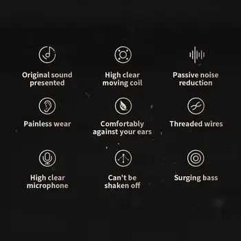IMIDO de Înaltă Fidelitate, Stereo Super Bass Căști Hi-Res Audio HD cu Microfon Gaming Înregistrare de Muzică de Căști Pentru Telefon Inteligent