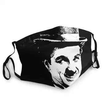 Imposibil Charlie Unisex Praf-dovada Gura Acoperi Chaplin, Actor Comic Mască de Protecție Respiratorie pentru Barbati Femei