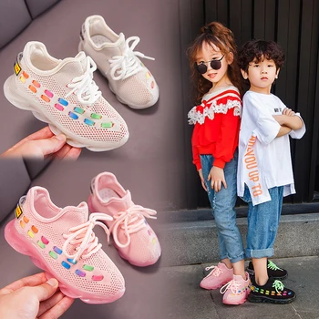 Incaltaminte Copii Fete Adidași 2019 Băieți Pantofi Copii Alb Lumina Stralucitoare Sport Running Formatori Pantofi Copii Adidasi Fete Adidas