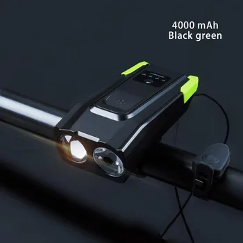 Inducție Față de Bicicletă Lumina USB Reîncărcabilă Inteligent Far cu Claxon CONDUS Motocicleta Lampa cu Bicicleta Lanterna de Noapte Lumină de Siguranță
