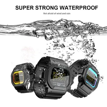 Inteligent ceas rezistent la apa IP68 sport în aer liber Bluetooth informații împinge ceas pentru bărbați ceas sport, ceas diver ceasuri barbati