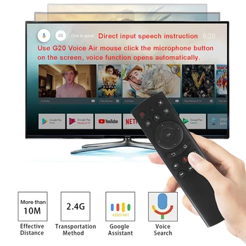 IR de Învățare G20S Gyro Voce de la Distanță de Control 2.4 G Wireless Zbor Air Mouse-ul pentru X96 Mini H96 MAX AM6 Plus Android TV Box vs G50s