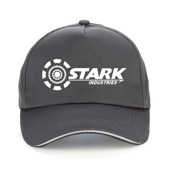 Iron Man bărbați pălărie Tony Stark Industries Super-Erou șapcă de baseball Bumbac Casual Barbati tata pac 2020 Vara snapback hat os