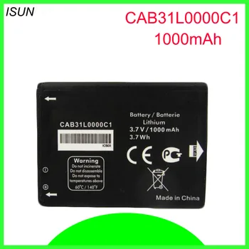 ISUNOO Înlocuire CAB31L0000C1 CAB31L0000C2 Baterie pentru Alcatel i808 / TCL T-66 A890 Baterii de telefon 1000mAh