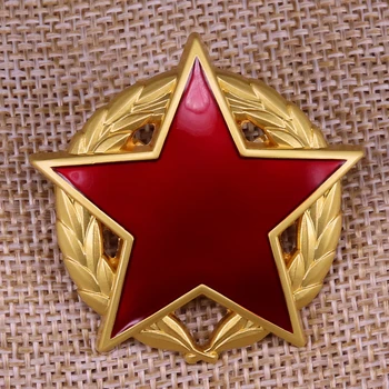 Iugoslav medalie Partizan Steaua de aur cu Coroană Insigna