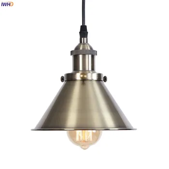 IWHD Loft Decor Industrial Pandantiv Lampa de Dormitor Sufragerie Living Edison Retro Vintage Perdeaua de Lumină Lamparas Colgantes LED