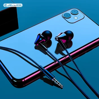 Jellico cu Fir Căști de 3,5 mm Stereo In-ear Cu Microfon, Control Volum Cască pentru Samsung Xiaomi Mi 9 Huawei Căști de Vânzare Fierbinte