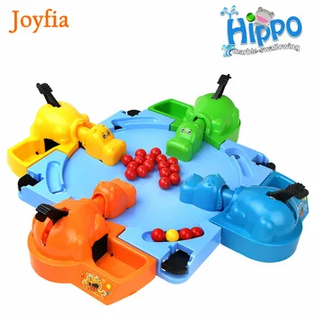 Joyfia Copii Hrănire Foame Hipopotam Marmură Înghițire Minge de Joc de Hrănire Familie Joc Interactiv de Jucărie Jucării Educative pentru Copii
