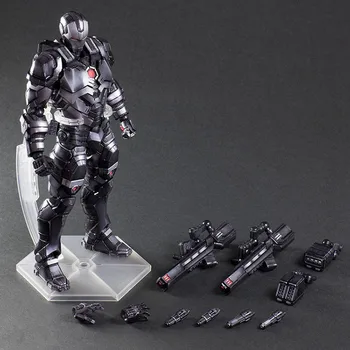 Juca Arte Marvel Avengers Ironman Mașină de Război Super-Erou Negru Iron man BJD Acțiune Figura Jucarii Model