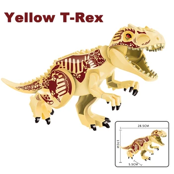 Jurassic World 2 Blocuri Dinozauri Cifre Cărămizi Tyrannosaurus Indominus Mi-Rex Asambla Jucării Pentru Copii De Craciun