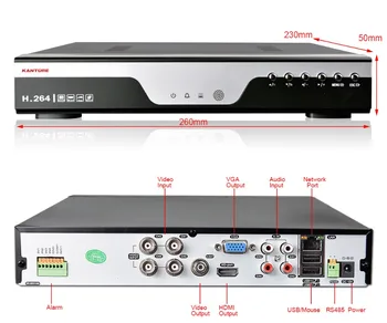 KANTURE CCTV 8channel Full HD 1080P AHD DVR Recorder 6 In 1 NVR CVI DVR 8CH 1080p USB 3G WIFI alarma P2P DVR Telefon vizualiza