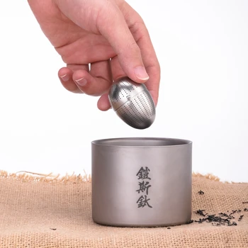 Keith Titan Pur Creativ Forma De Ou Filtru De Ceai Ceai Cafea Parfumată Filtru Ține De Montare Construit În Ceașca De Ceai Mi3920