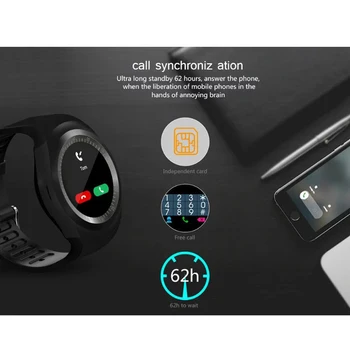KESHUYOU Sport ceas inteligent TS1 monitor de Ritm Cardiac Passometer relogio ceas inteligent bărbați Suport SIM Card TF pentru telefon android