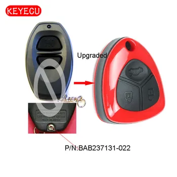 Keyecu Modernizate Înlocuire Cheie de la Distanță 3 Buton 304MHz pentru Toyota BAB237131-022 RS3000 Fob Cheie de la Distanță Gri