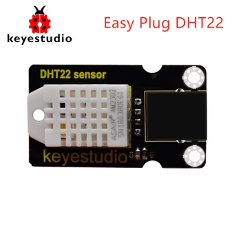 Keyestudio RJ11 Ușor Plug DHT22 (AM2302)Senzor de Temperatură și Umiditate pentru Arduino Uno r3