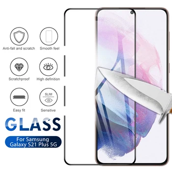KEYSION Sticla Temperata pentru Samsung Galaxy S21 Ultra 5G S21+ Plus Protectorul de Ecran Telefon Full HD Film de Sticlă pentru Galaxy A52 A72 5G
