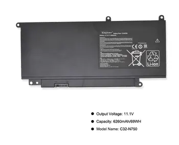 KingSener C32-N750 baterie Laptop Pentru ASUS N750 N750J N750JK N750JV N750Y47JK-SL N750Y47JV-SL 11.1 V 6260mAh/69WH