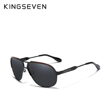 KINGSEVEN 2019 Design Nou Pilot de ochelari de Soare Vintage Polarizat ochelari de Soare, Accesorii Ochelari de sex Masculin Ochelari de Soare Pentru Barbati Personalizate