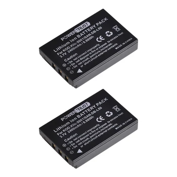 KLIC-5001 DB-L50 Baterie + LED, Incarcator pentru Sanyo DB-L50 Kodak P850 Z760 DX7590 DX7630 Zoom Sanyo DMX-FH1 FH11 HD1000 HD2000