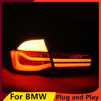 KOWELL Styling Auto Lampa spate pentru BMW F30 F35 seria 3 stopuri 2013-2017 luminile din Spate, lumini de zi+Semnalizare+Frana+Reverse lumină LED-uri