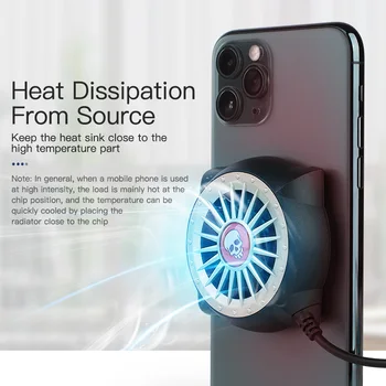 KUULAA Telefon Mobil Radiator Jocuri Telefon Universal Cooler Portabil de Răcire Ventilator radiator Pentru Xiaomi iPhone Samsung Huawei