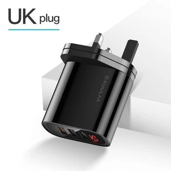 KUULAA Încărcător de Telefon Mobil de Încărcare Rapidă Multi Plug Încărcător USB 3.0 30W QC Rapid de Încărcare Pentru iPhone, Samsung, Xiaomi