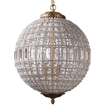 La mijlocul secolului Candelabru de cristal de Curtea Europeană de Lux candelabru de iluminat Pentru Camera de zi dormitor agățat lampă de iluminat