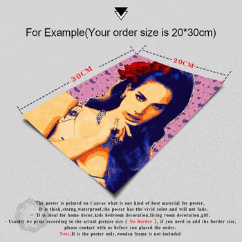 Lana Del Rey Pop Art Arta De Perete Panza Pictura Poster Pentru Decor Acasă Postere Si Printuri Neînrămate Imagini Decorative