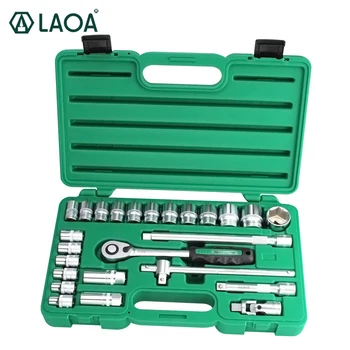 LAOA Socket Clichet Chei Set de Chei Instrumente Kit Vehicul Auto Reparare Automobile, Întreținere, Reparare Cutie
