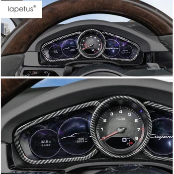 Lapetus Accesorii se Potrivesc Pentru Porsche Cayenne 2018 - 2021 ABS tabloul de Bord de Instrumente Ecranul de Afișare Cadru de Turnare prin Acoperire Kit de Echipare