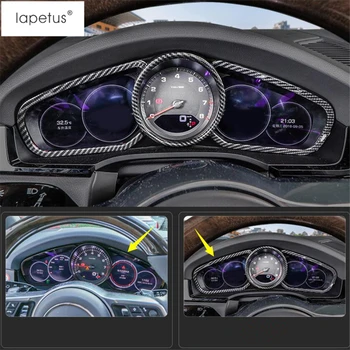 Lapetus Accesorii se Potrivesc Pentru Porsche Cayenne 2018 - 2021 ABS tabloul de Bord de Instrumente Ecranul de Afișare Cadru de Turnare prin Acoperire Kit de Echipare
