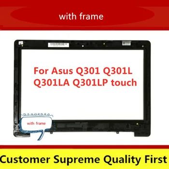 Laptop cu Ecran Tactil cu rama Lentile de Sticlă Pentru Asus Q301 Q301L Q301LA Q301LP + Digitizer+ cadru