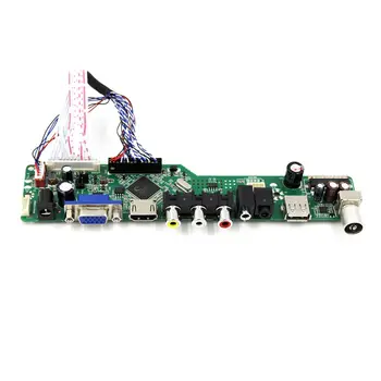 Latumab Bord Kit pentru LP140WH2-TLE2 / LP140WH2-TLE3 / LP140WH2-TLEA TV+HDMI+VGA+USB LED LCD Controller Driver Placa