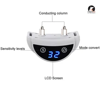 LCD Anti Coaja de Control Reîncărcabilă Câine Șoc Bark Stop Zgarda de Formare Guler Semnal de Vibrații Șoc Static Bark Stop Collar