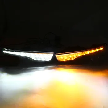 Led Drl pentru Nissan Altima Teana 2013 Daytime Running Light Bara Fata Conducere Lampa de Ceață Lumina Farurilor Transforma Blink