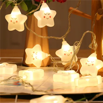 LED Lumini Șir Decor de Basm Lumina ghirlandă cu Led-uri Baterie Stele Lampă Interioară petrecere de vacanță de Crăciun Evenimente de Nunta cadou fiesta