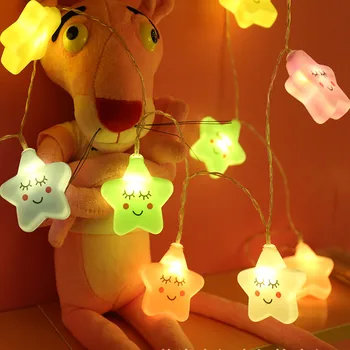 LED Lumini Șir Decor de Basm Lumina ghirlandă cu Led-uri Baterie Stele Lampă Interioară petrecere de vacanță de Crăciun Evenimente de Nunta cadou fiesta