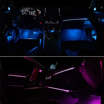 LED-uri auto de lumină ambientală pentru Honda Accord 64-culoarea luminii ambientale, iluminat ușă, lumina, atmosfera, lumina, original de instalare